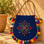 Graceful Thread-Worked Potli Bag