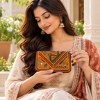 Ornate Zari Work Purse for Women