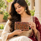 Ornate Zari Work Purse for Women