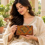 Ornate Zari Work Purse for Women