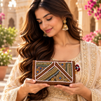 Ethnic Zari Purse for Women