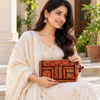 Ethnic Zari Purse for Women