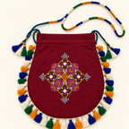 Detailed Embroidered Potli Bag for Women