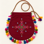 Graceful Thread-Worked Potli Bag