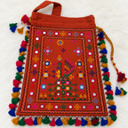Chic Thread-Worked Medium Embroidered Sling Bag for Women
