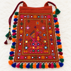 Chic Thread-Worked Medium Embroidered Sling Bag for Women