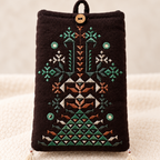 Everyday Charm Small Embroidered Mobile Cover Bag