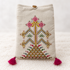 Everyday Charm Small Embroidered Mobile Cover Bag