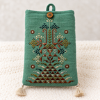 Everyday Charm Small Embroidered Mobile Cover Bag