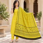 Classic Printed Ajrakh Dupatta for Women