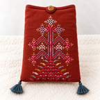 Everyday Charm Small Embroidered Mobile Cover Bag
