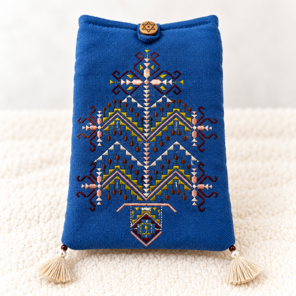 Everyday Charm Small Embroidered Mobile Cover Bag