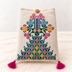 Everyday Charm Small Embroidered Mobile Cover Bag