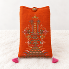 Everyday Charm Small Embroidered Mobile Cover Bag