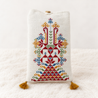 Thread-Worked Small Embroidered Mobile Cover Bag