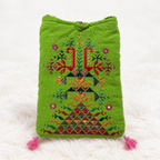 Thread-Worked Small Embroidered Mobile Cover Bag