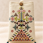 Thread-Worked Small Embroidered Mobile Cover Bag