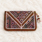 Festive Zari Embellished Purse for Women