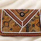 Embellished Zari Purse for Caual, Party