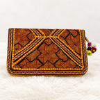 Embellished Zari Purse for Caual, Party
