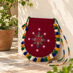Detailed Embroidered Potli Bag for Women