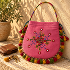 Graceful Thread-Worked Potli Bag