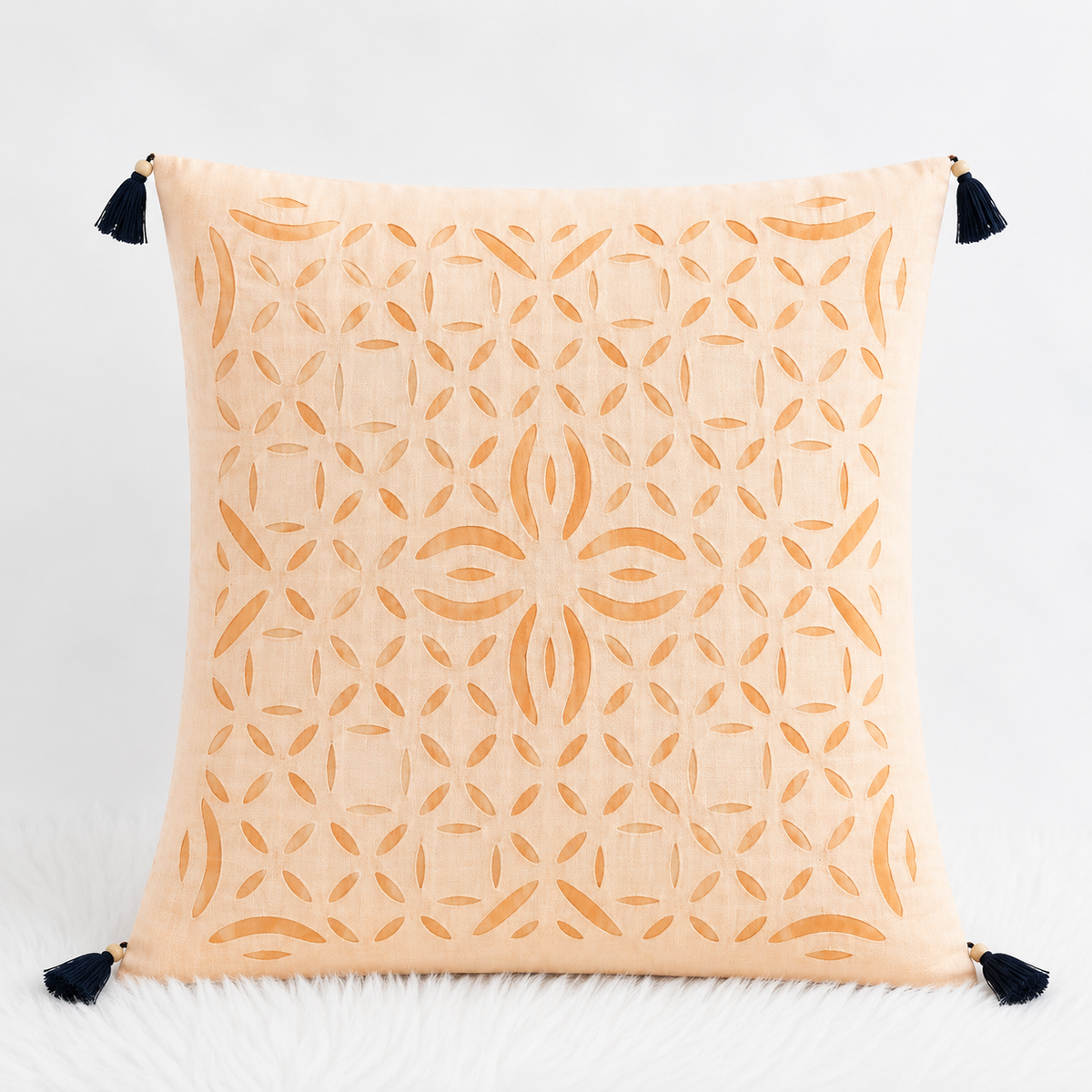 Indian Heritage Applique Cushion Cover